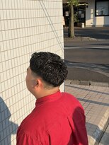 ザ クラン バイ ヘッドライト 仙台長町店(THE CLAN by HEADLIGHT) 【パーマ後カット】アップバング/ロースキンフェード/仙台長町