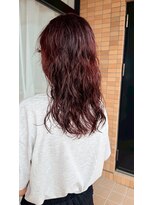 ログ(log) ニュアンスパーマ 髪質改善カラー 顔まわり レイヤー 艶髪