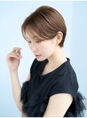 前髪なし大人ショート30代40代50代 【AIN.表参道】川原大地