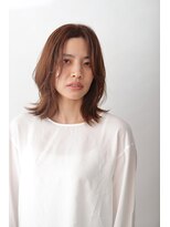 オーガニックエコ 川越(organic+eco)&nbsp;外ハネレイヤーボブ【川越/ハイライト/インナーカラー/ボブ】