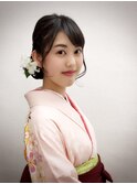 卒業式セット＆袴着付　着物ヘア　大人かわいい　神保町