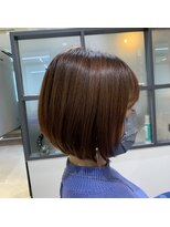 プリマ アンジュ 中目黒店(PRIMA ange)&nbsp;大人可愛い20代30代小顔丸みショートボブ前下がり【中目黒】