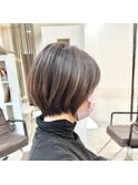 八戸丸みナチュラルショート30代40代50代60代