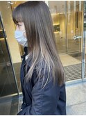 インナーカラー　ホワイト