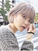 ことりベージュ×クールショート×ハイトーンカラー☆