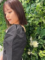 エアー 久留米(AIR)&nbsp;束感たっぷり　切りっぱなし　ミディアムスタイル