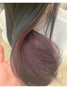 RC インナーカラー/バイカラー/ワインレッド