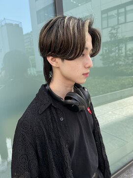 エクリ 麻布十番(equri) ニュアンスパーマセンターパート