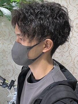 リスタバイネオリーブ 浅草(Re:sta by neolive) ソフトツイスパツイストスパイラル縦落ちツイスパメンズパーマ