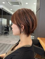 ビューエヒメ(VIEW EHIME)&nbsp;大人ラフウェーブ20代30代40代ボブブラウンスウィングショート