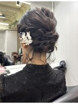 ディア(.eer) ボブの方でも大丈夫!!ゆるふわアップヘア♪