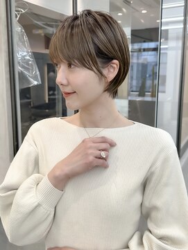 ロンドシエル 横浜(Lond ciel) 耳掛けで決まる大人コンパクトショート