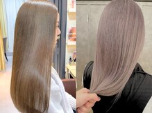 カラーやブリーチをしている人は、酸性ストレートという手があります