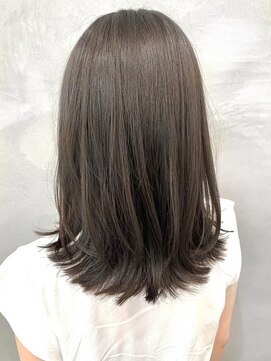 ペスカ 長町南店(pesca) オリーブ×レイヤーカット　(ブリーチなし)