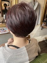 ボスケット(Boschetto) 白髪活かしカシスレッド