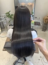 当店人気の髪質改善縮毛矯正