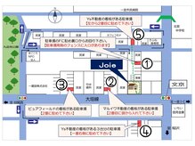 ジョワ(Joie)の雰囲気（駐車場案内MAP）