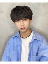 フォルテ 草薙店&nbsp;ダークアッシュ　ニュアンスパーマ　韓国マッシュスペインカール