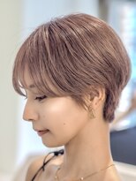 ローネス ギンザ(LONESS ginza)&nbsp;クールショート/ことりベージュ/刈り上げマッシュショート/銀座