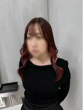 スイ 松戸(SUI) ピンクインナーカラー