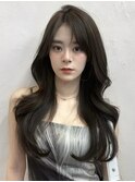 #37/黒髪/ボブルフ/ネビージュ/小顔/ワンレン/髪質改善/原宿