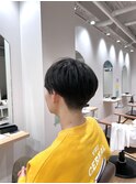 ナチュラルセンターパートニュアンスカールモテ髪
