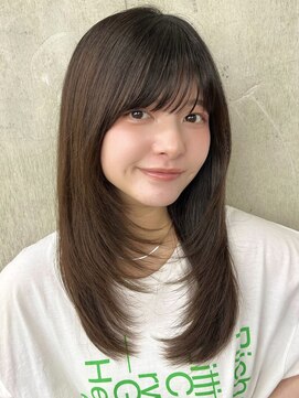 ガーデン 銀座(GARDEN) ミディアムレイヤー/イメチェン/ミニウルフチェリーブラウン銀座