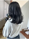 ブリーチなしダブルカラーディープグレー