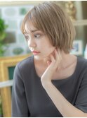 ★ミルクティーアッシュくびれショートミニウルフ10代20代★1