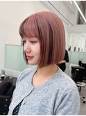 韓国ヘア/ボブ/レイヤーカット/縮毛矯正/堀江