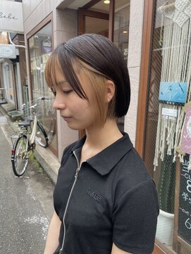 ベベ バイ モップス(be'be' by MOPS) ボブ × イヤリングカラー