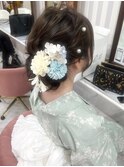 夏祭り/心斎橋/ヘアメ/セットサロン