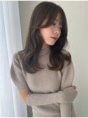 韓国風 大人上品 カラー ゆる巻き くびれ