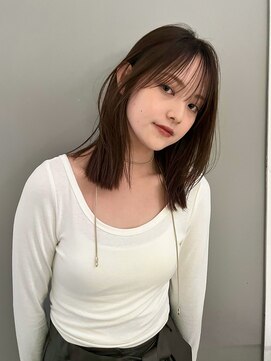 ガーランドギンザ(Garland Ginza) 顔まわりレイヤーミディアムシースルバング