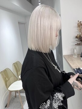 ペレ アネックス 大阪梅田茶屋町店(PELE ANNEX) ミディアムヘア/デザインカラー/フェイスフレーミング/梅田