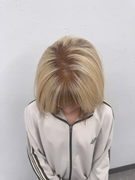 ガルボヘアー 桟橋店(garbo hair) ハイトーン大人可愛い20代30代40代