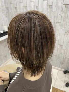 ショート/ハイライト/ロングレイヤー/髪質改善/円山/白髪ぼかし
