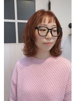 ジゼルアライ(gisele arai)&nbsp;透明感オレンジブラウン×くびれミディ