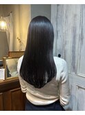 blue black × straight