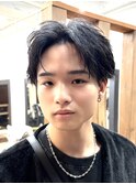 上げも下ろしも出来るセンターパート