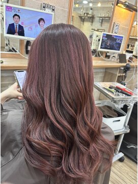 ティンク 横浜(Tink) ハイライトピンクオレンジ/Tink横浜/担当Fuku