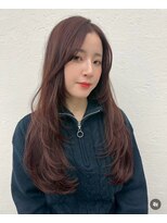 サラジュ 西宮北口店(SARAJU) ピンクブラウンレイヤーロング