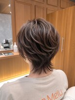 ラメールアヴェダ イオンモール秋田店(Lamelu AVEDA)&nbsp;ショートレイヤー × シアーベージュカラー