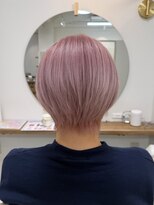 シアアルン 新小岩店(SHEER alun) メンズ/ペールピンク(ブリーチ3~4回)