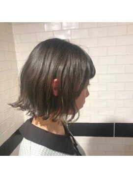 ブラウン ナカノ(BROWN nakano) 外ハネくせ毛風ニュアンスウェーブ☆アディクシーサファイア