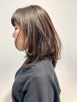 テトヘアー(teto hair) medium(ウルフ、ハイライト、透け感カラー)