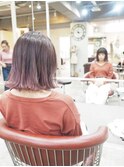 ♪Coni♪切りっぱなし外ハネボブグラデーション