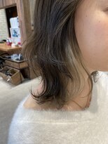 アデプト 金町店(adept)&nbsp;【adept金町店　軽米スタイル】インナーカラー　S字ウェーブ