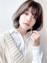 ケーツー エソラ池袋店(K-two)&nbsp;ふんわり外ハネボブ/アッシュ［髪質改善/池袋&目白&大塚］