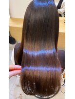 小顔オリーブカラーボブルフハイライトカラークールショート